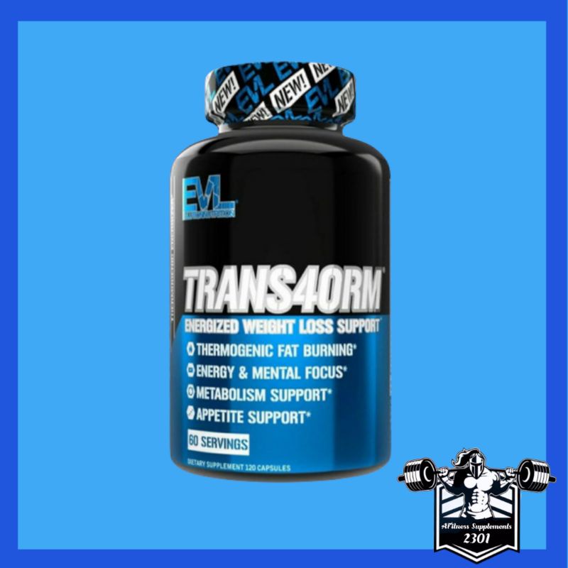 EVL TRANS4ORM TRANSFORM EVLUTION NUTRITION 120 KAPSUL FAT BURN Terbaik