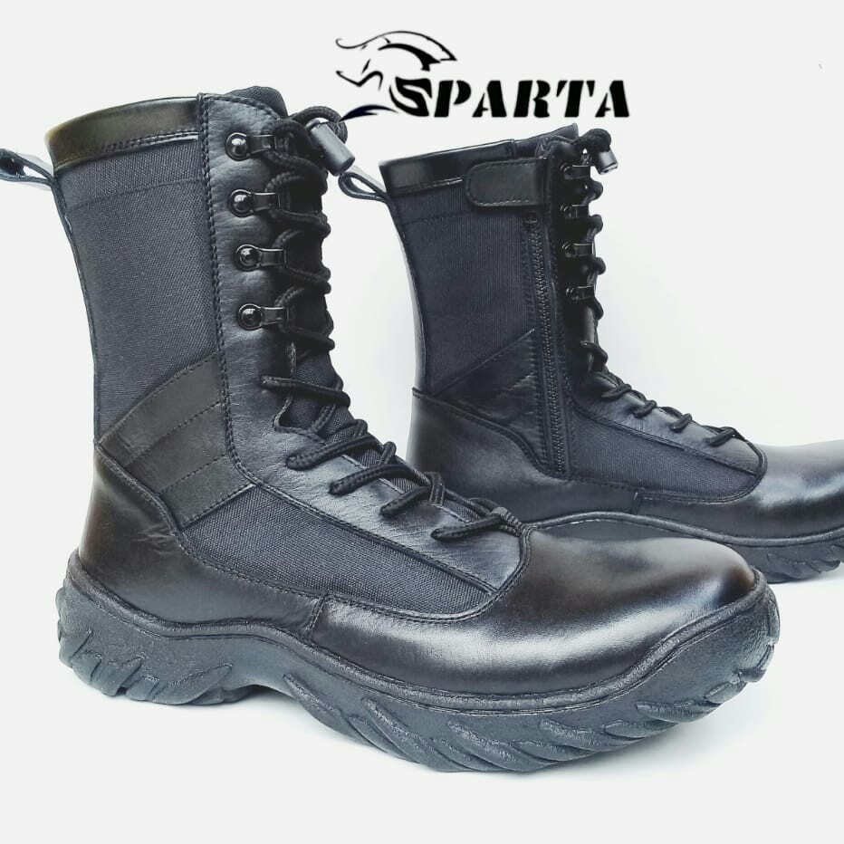 Sepatu PDL Kulit Asli Model Jatah Terbaru Polri Polisi Sepatu PDL Jatah Polri Polisi Produk Handmade