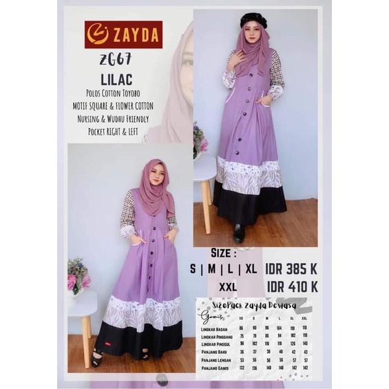 ZAYDA ~ ZG67 LILAC