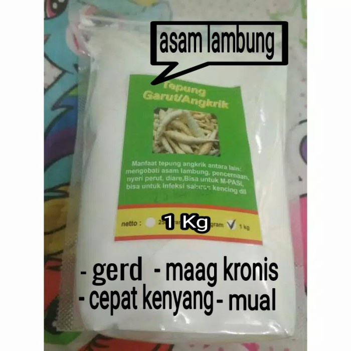 

PROMO [COD] PATI ASAM LAMBUNG/TEPUNG GARUT FREE GLUTEN 1 KG