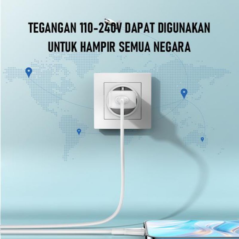 (ISI 15 PC PLUS TOPLES) BATOK CHARGER ROBOT RT K10 - FAST CHARGING - KEPALA CAS ROBOT