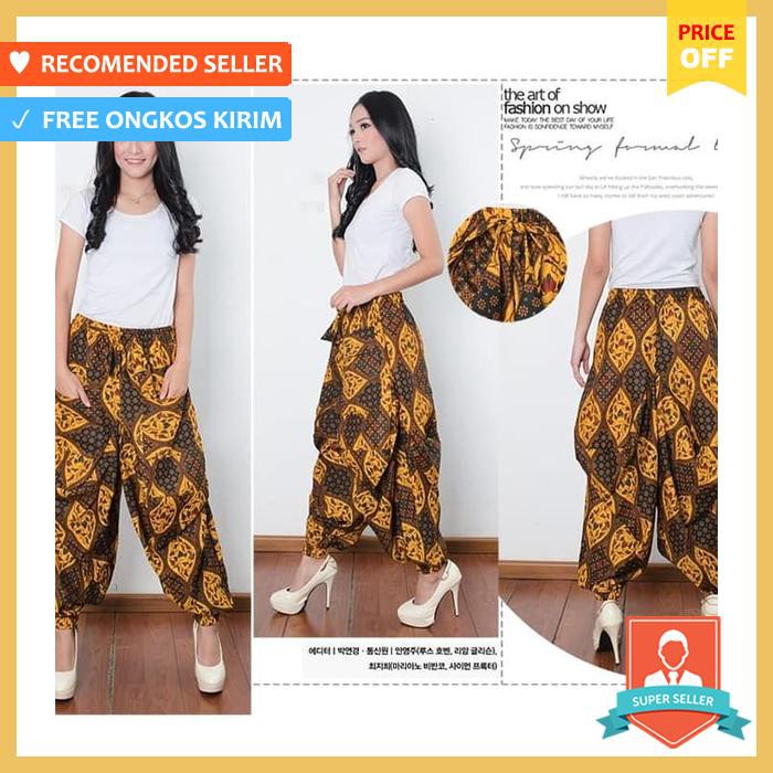 Celana Panjang Tutry Longpant Aladin Kulot Batik Wanita