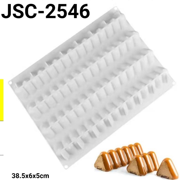 

JSC-2546 CETAKAN SILIKON MOUSSE CREAM CAKE SEGITIGA TOBLERONE BESAR EKSKLUSIF