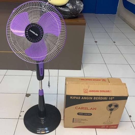 Kipas Angin Berdiri / Stand Fan Murah Merk Carslan 16 Inch CS-161