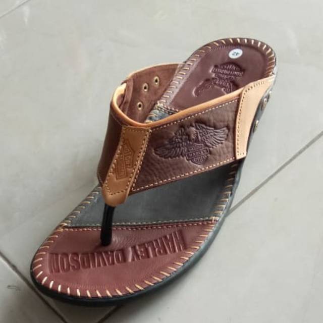 Sandal kulit pria original 100% (menerima C O D )