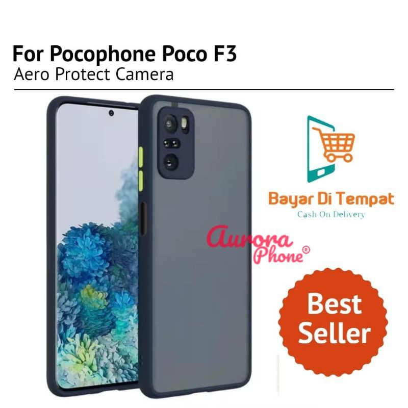 Case Xiaomi Poco F3 Poco F3 Pro PocoX3 Poco X3 Pro Aero Matte Case Frosted Camera Protection