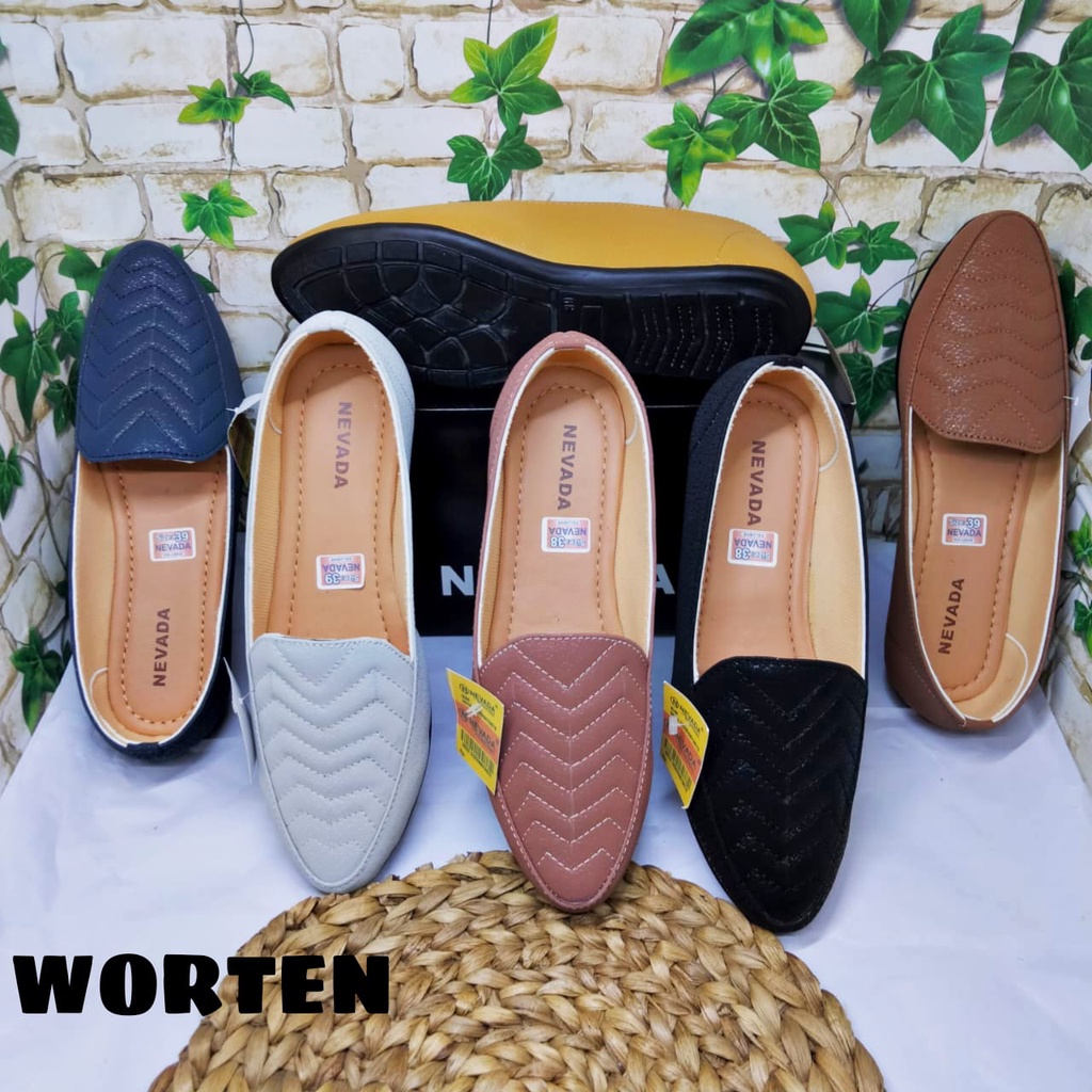 Sepatu flat shoes wanita nevada terbaru