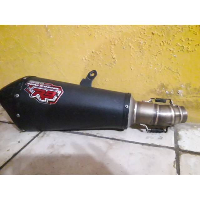 Knalpot R9 Assen Slip On Exhaust Ninja 250 FI