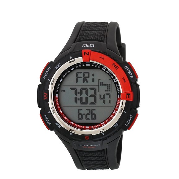 Jam Tangan Pria Casual Sporty Rubber Digital Original Q&amp;Q QnQ QQ M131 M131J Series