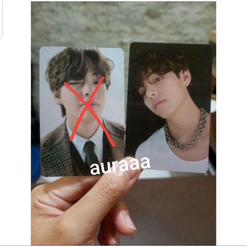 Taehyung V Festa Photocard d6 / Taehyung Rantai