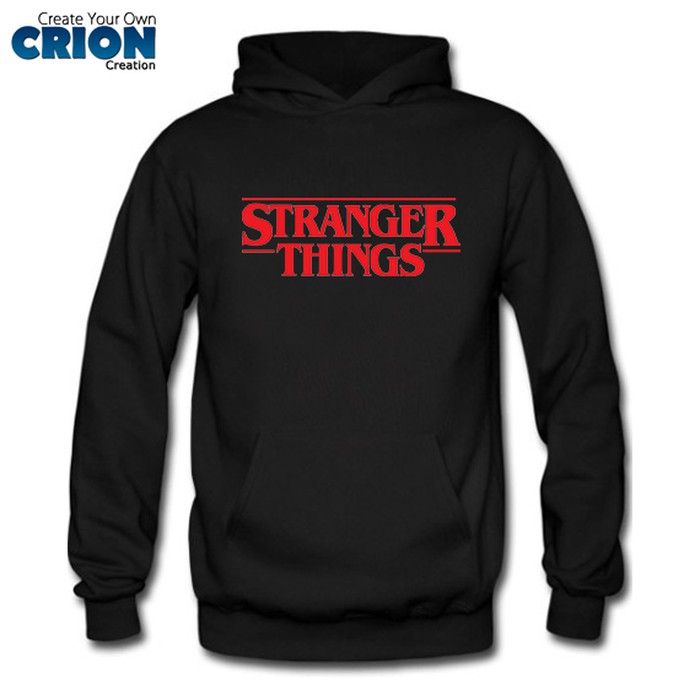 Jaket Sweater Hoodie - Stranger Things Logo - By Crion