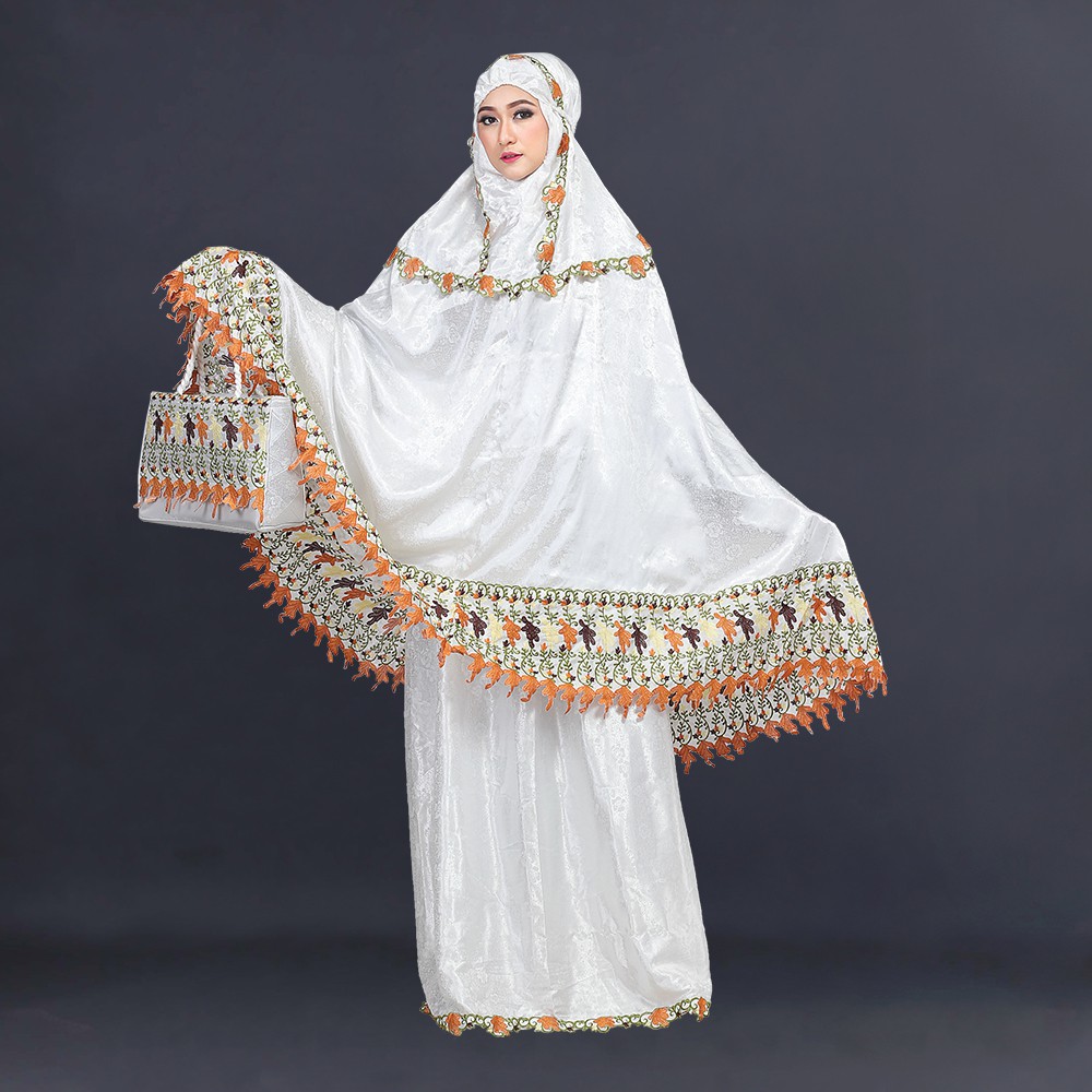 mukena wanita - mukena mewah elegan - mukenah wanita - mukena murah - mukena bordir