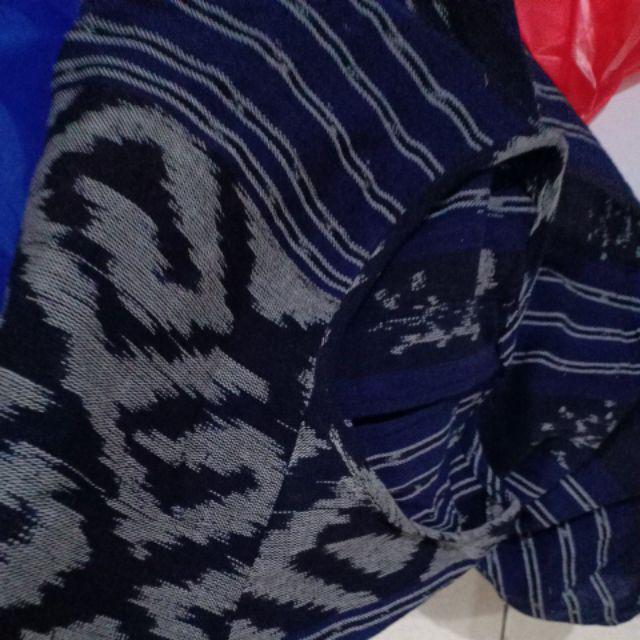 Dress Batik Tenun Atbm (alat Tenun Bukan Mesin)