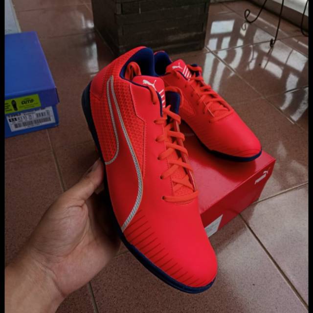 sepatu futsal PUMA 365 CT coral/white/toerador