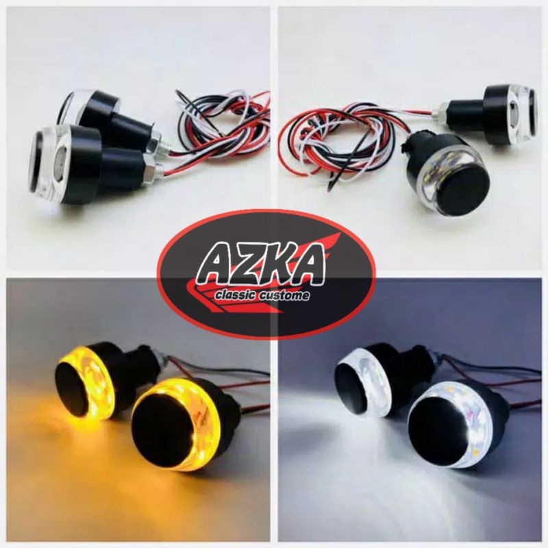 jalu stang lampu motor jalu stang motor LED bandul stang motor LED DRL 2 IN 1 PLUS SEIN