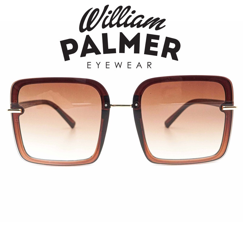 William Palmer Kacamata Pria Wanita Sunglass 3107  Brown