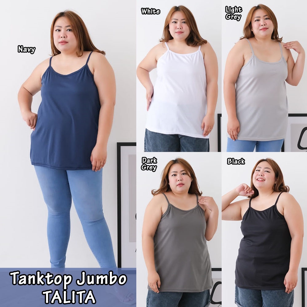 BIGCLO - (COD) UCanSee Tanktop Jumbo Wanita Singlet Big Size Inner Daleman Tank Top