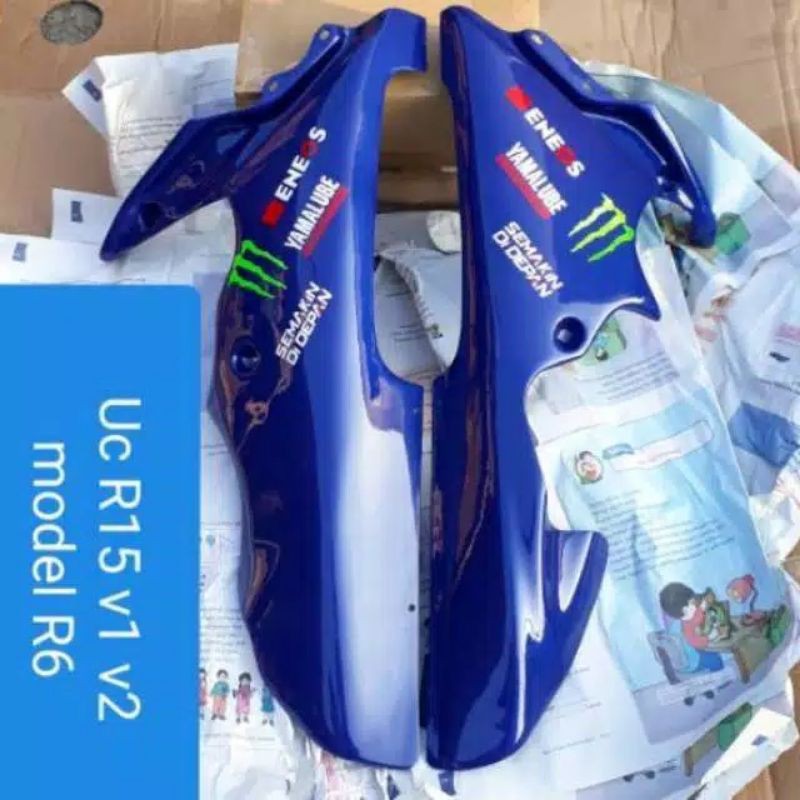 Undercowl R15 old model R6 Undercowl R15 v2 v1 UC R15 Sambungan fairing