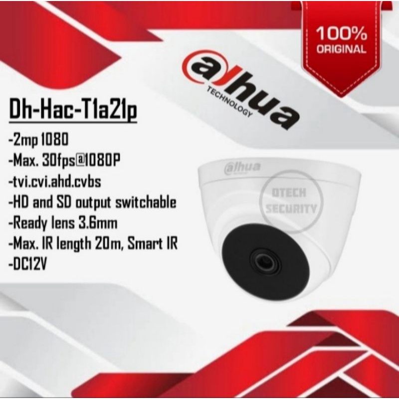 CAMERA CCTV 2MP DAHUA COOPER SERIES ALL IN