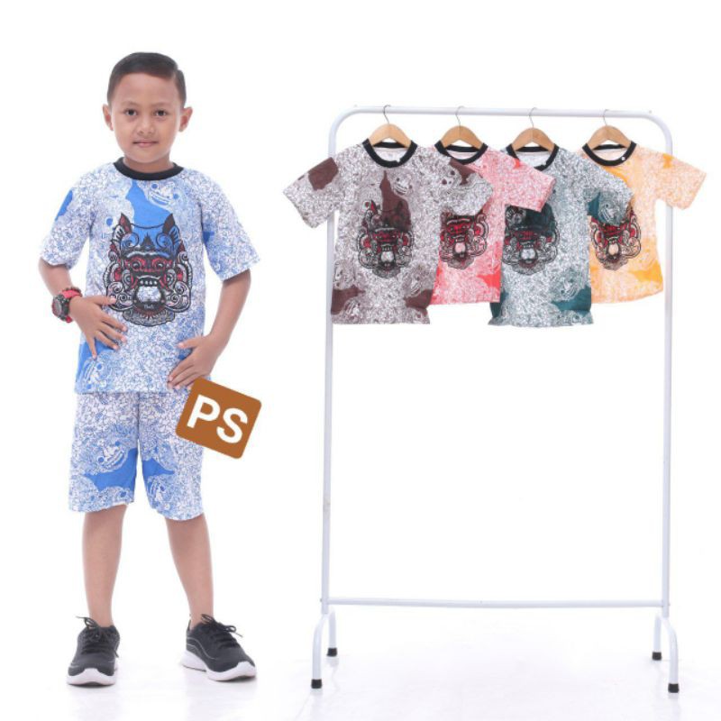 SETELAN ANAK COWOK MURAH TERBARU SOFT COTTON / SET KAOS ANAK BATIK TIEDYE