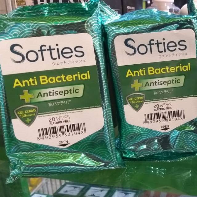 Softies Wet Tissue - 20 Wipes