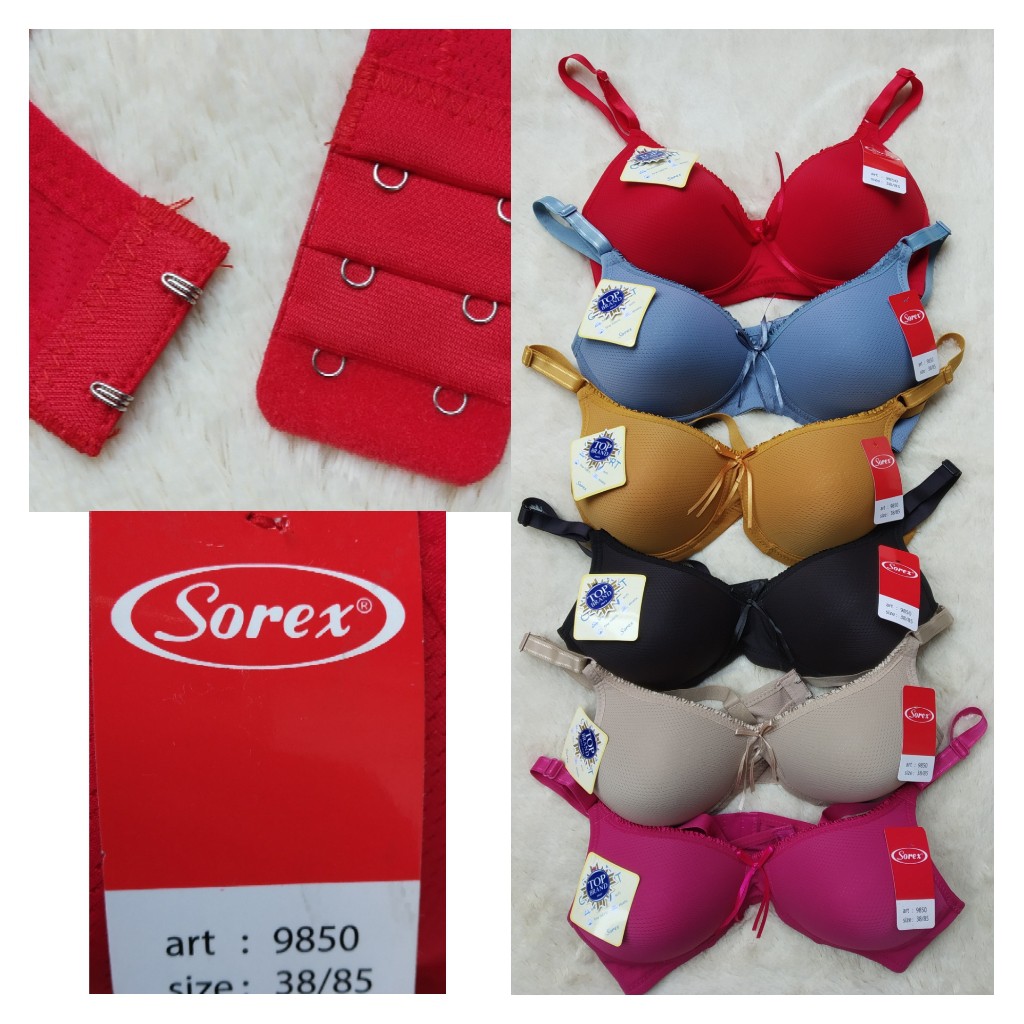 BH SOREX 9850 | BH Busa Tanpa Kawat | Bh Sorex 9850 | Bh Wanita Dewasa |Bh Sorex