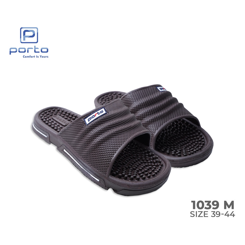 gof PORTO 1039M Sandal Pria Sandal Selop Sandal Rumah Casual Anti Slip Terbaru