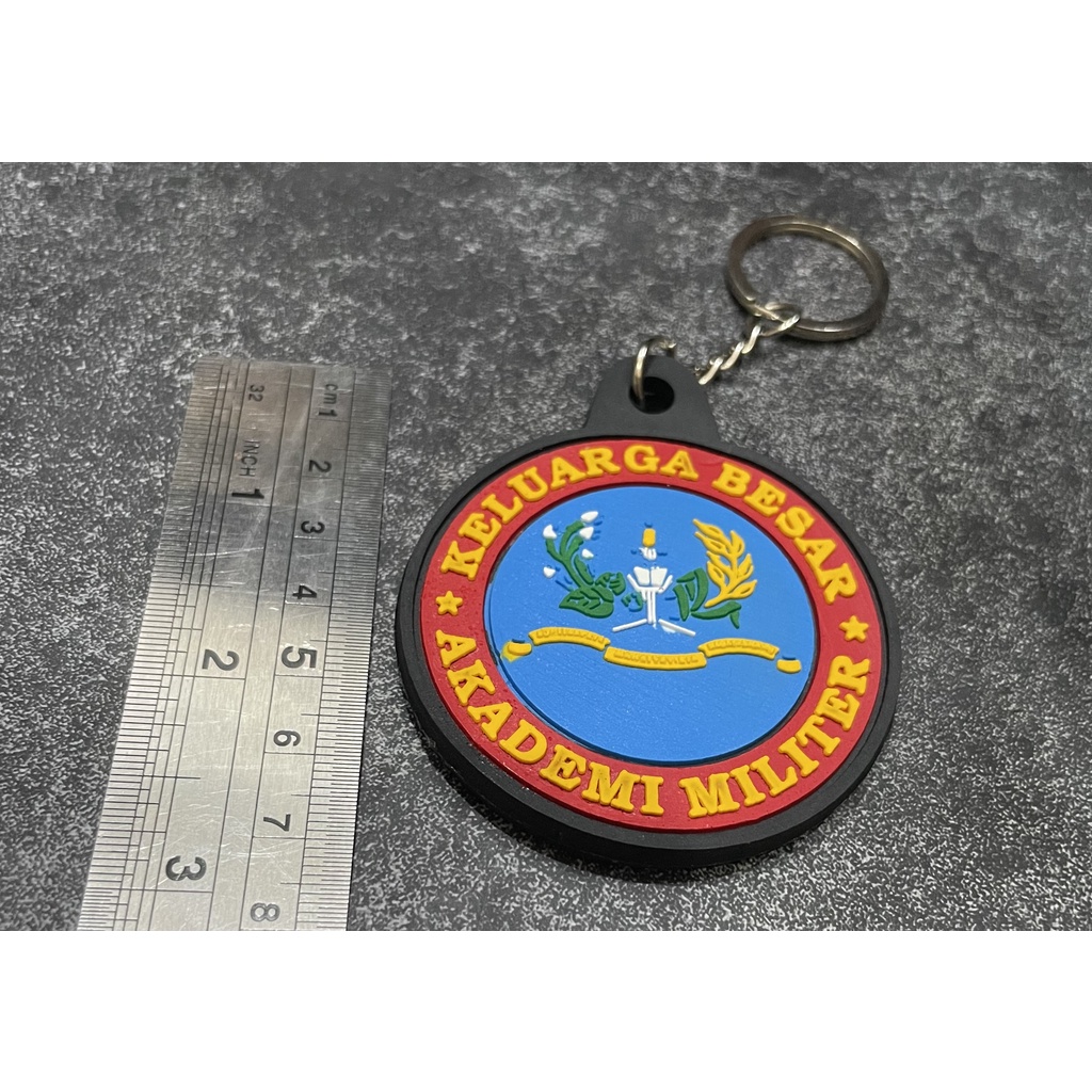 Gantungan Kunci Akmil (Logo 2) | Keychain | Gantungan Kunci Karet Akmil Logo 2