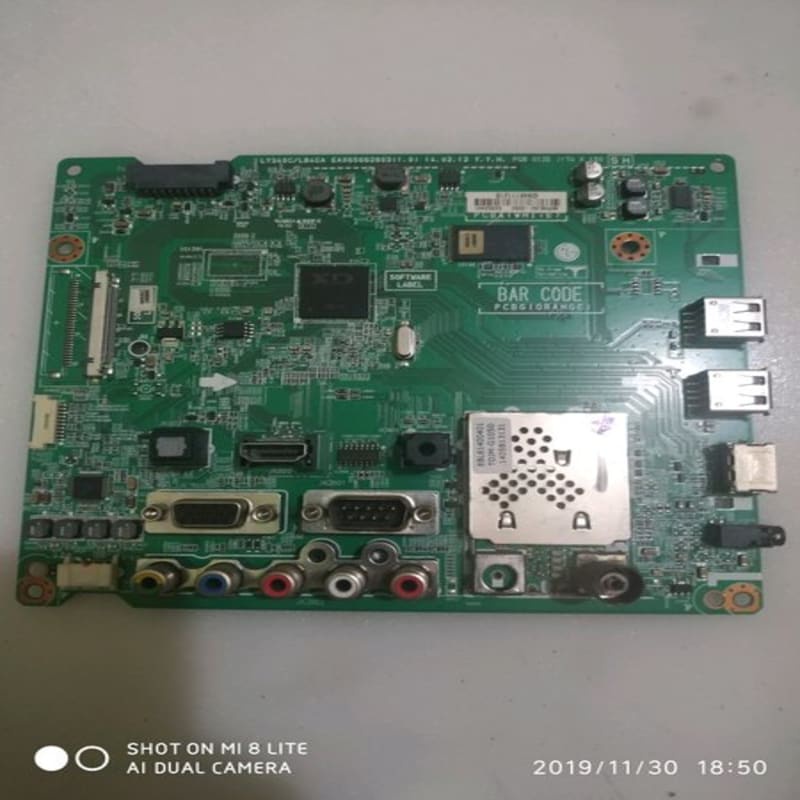 MB - mainboard - mesin tv led LG 42LY340 C - 42 LY 340 C