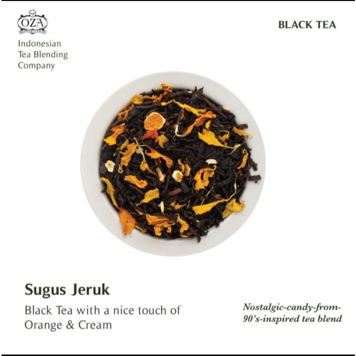 

OZA Tea - Sugus Jeruk | Artisan Tea - Black Tea | Specialty Grade | Teh Premium | 40 gram (20 cups)