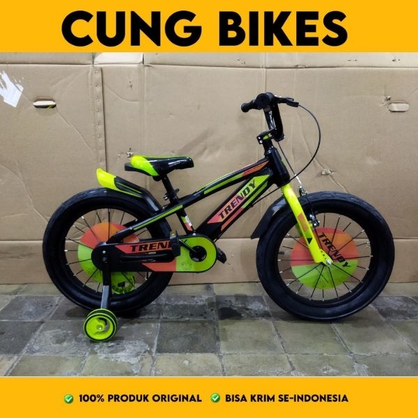 SEPEDA ANAK BMX TRENDY 18&quot; BAN 2.5 dan JUMBO 3.0