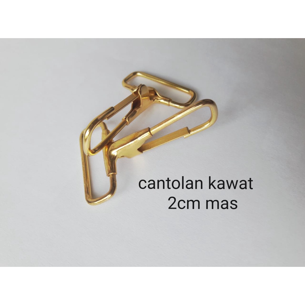 KAITAN MATI 2CM EMAS / GOLD ISI 100PCS