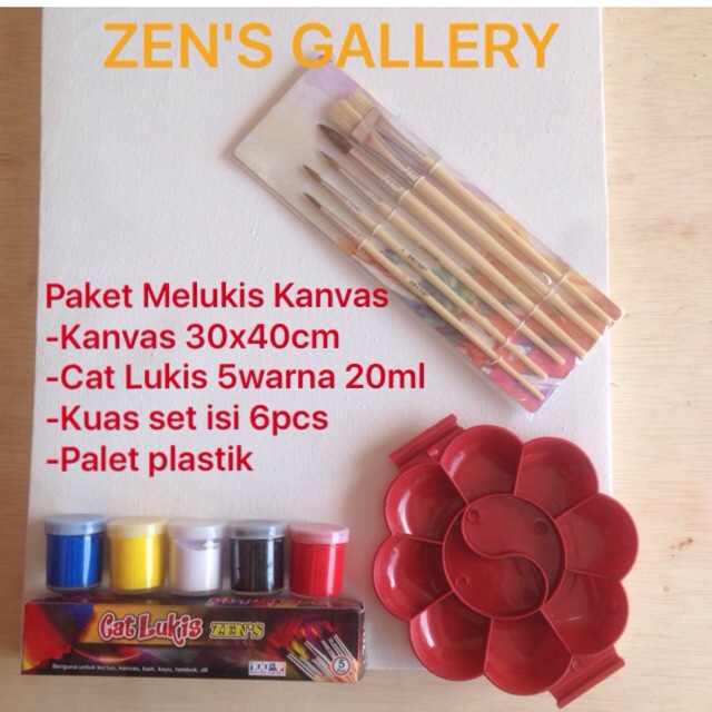 

Free ongkir !... Paket melukis kanvas 30x40cm