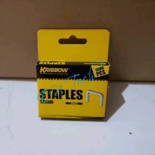 

KRISBOW ISI ULANG STAPLES 12MM 1000PCS