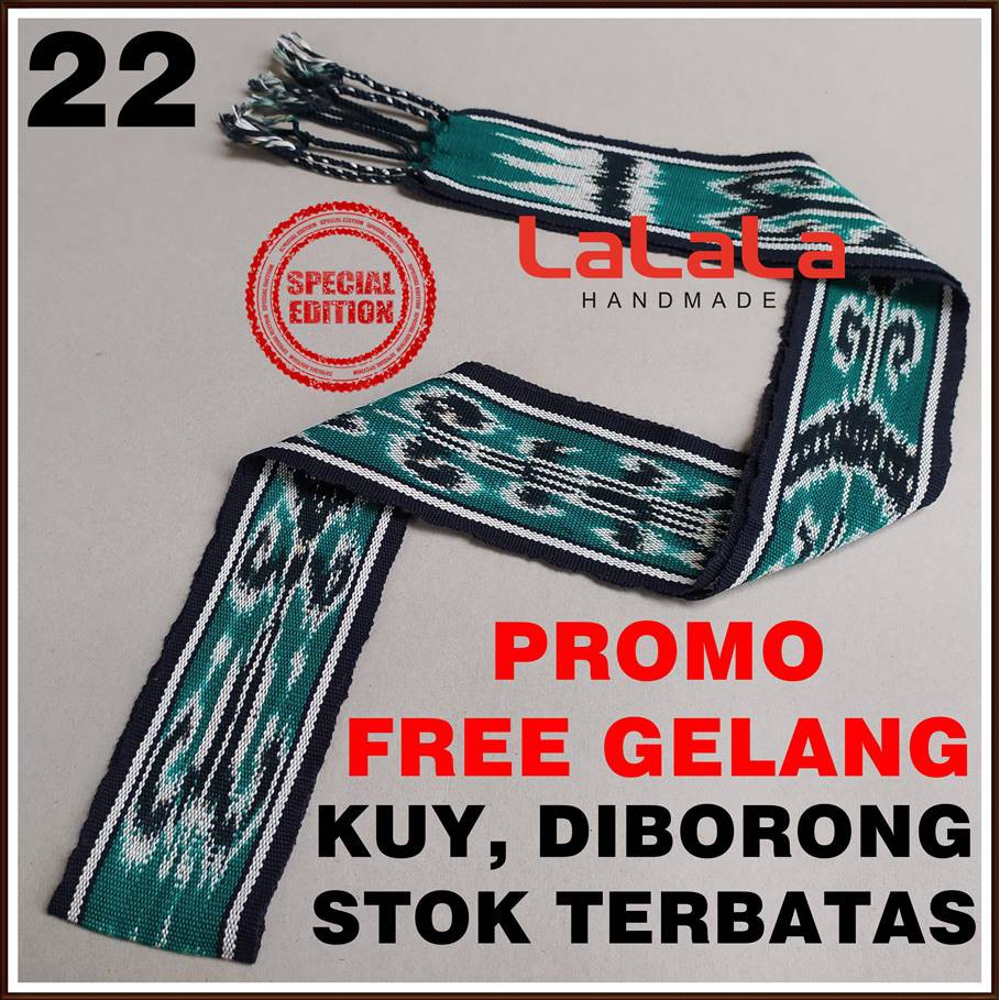 Ikat Kepala Tenun Etnik Motif Dayak Kalimantan Toraja Bali Sumba Papua Lombok Kain PROMO TERMURAH-22-(Kalimantan)