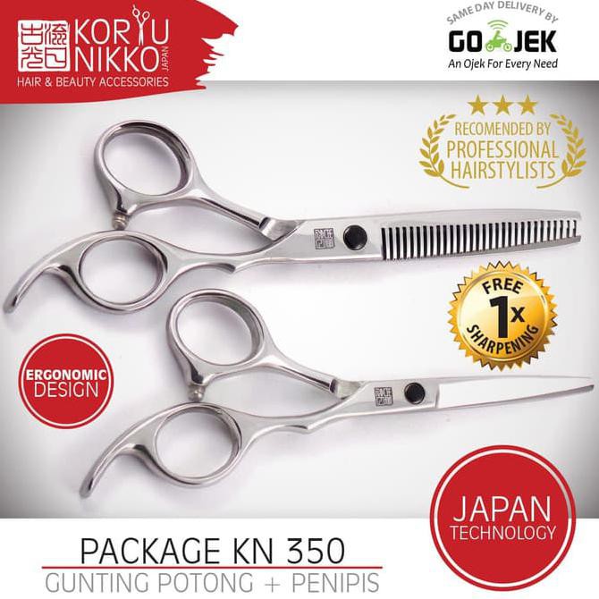 

Koryu Nikko Scissors - Paket Gunting KN 350 - Silver