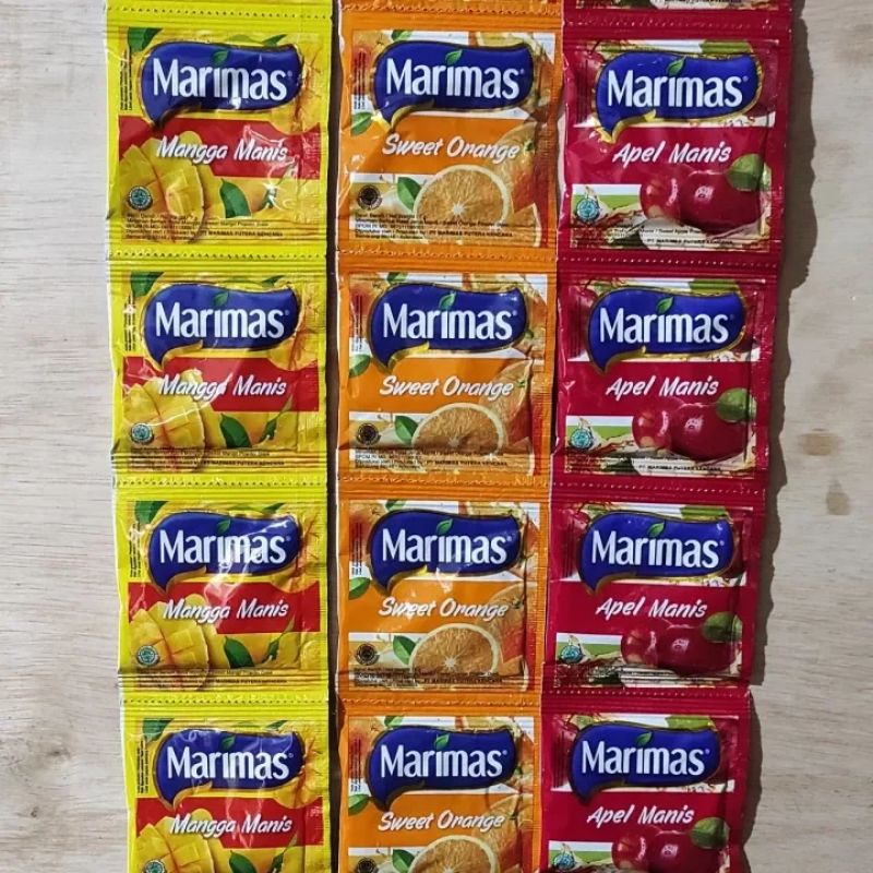 Marimas mangga isi 10 saset / Minuman Serbuk