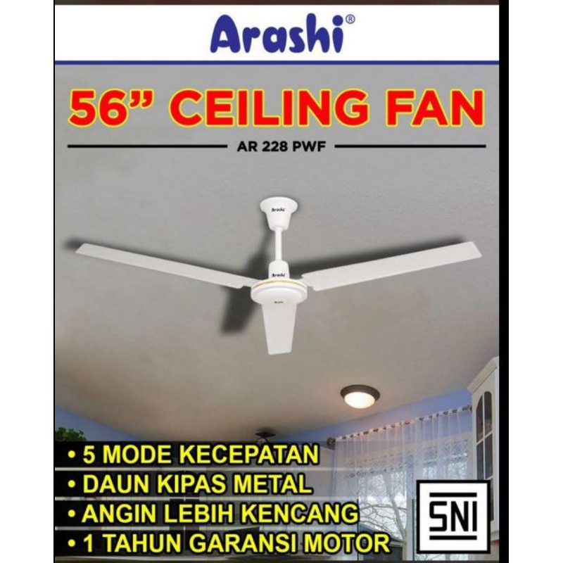 Kipas  gantung besar ceiling fan 56"