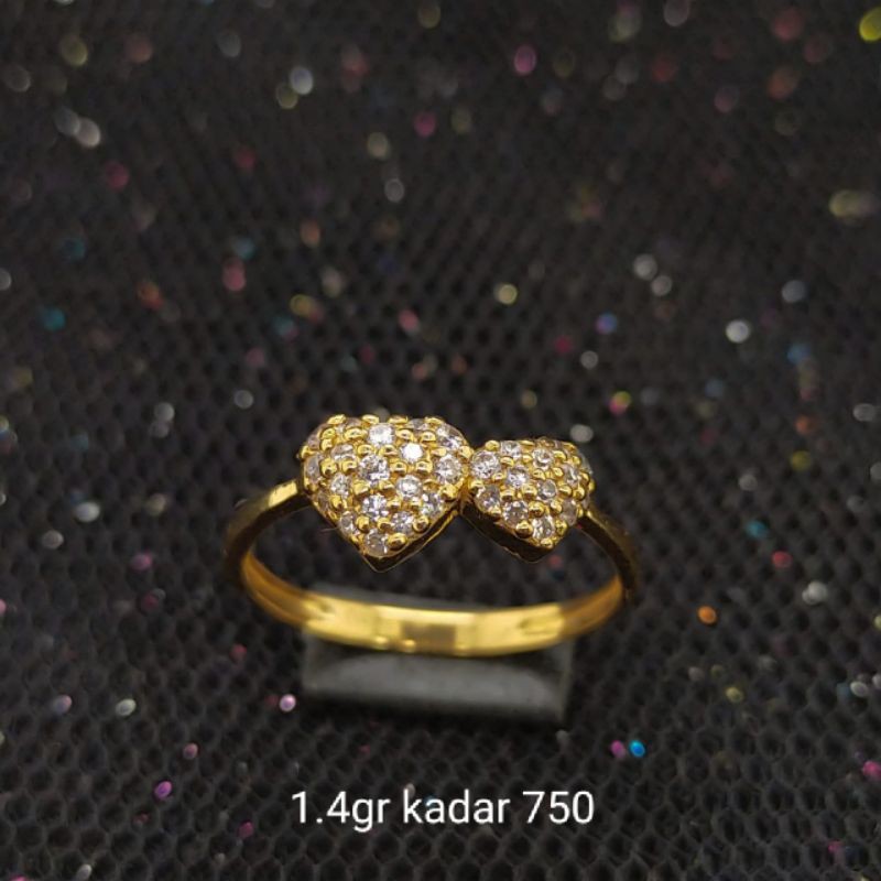 Cincin Emas 17 K - 1.4gr Kadar 750 - 3107