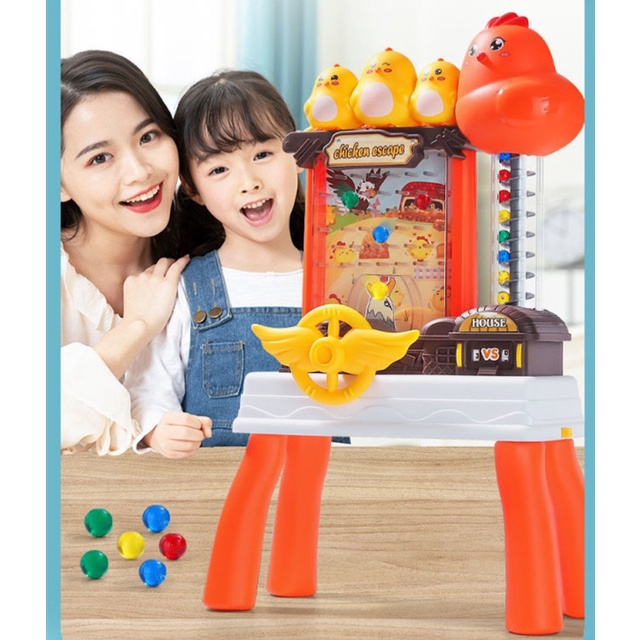 [Jualsemua18](899)Mainan Tangkap Bola Otomatis Motif Kodok Dan Ayam Lengkap Music Dan Lampu / Automatic Ball Catching Game With Music And Lightning