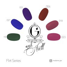 Madame Gie Nail Shell Peel Off Flirt Series (Satuan)