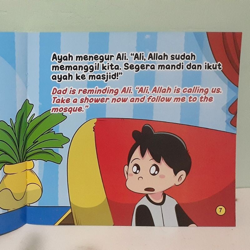 Dongeng Anak Muslim Bergambar Cerita Anak Seri Mengenal Rukun Islam Bilingual 2 Bahasa