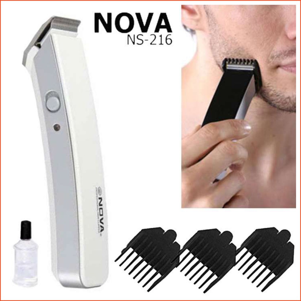 NOVA NS - 216 Alat Cukur / Pencukur Kumis Jenggot Dan Rambut Multifungsi / NOVA Professional Trimmer