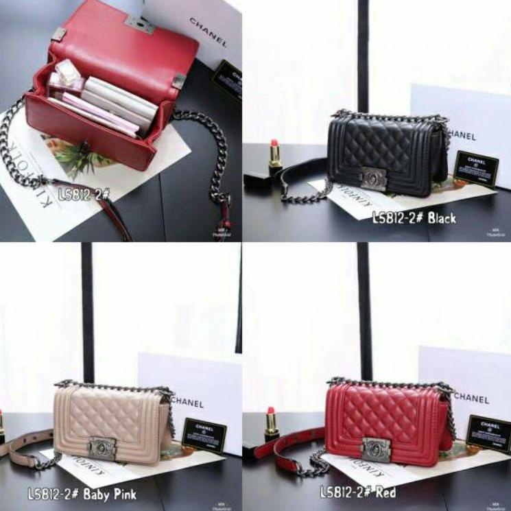 Harga Spesial.. TAS IMPORT BOY SMALL FREE BOX LAMBSKYN MIRROR FLAP BRANDEN PREMIUM BATAM HANDBAG SUP