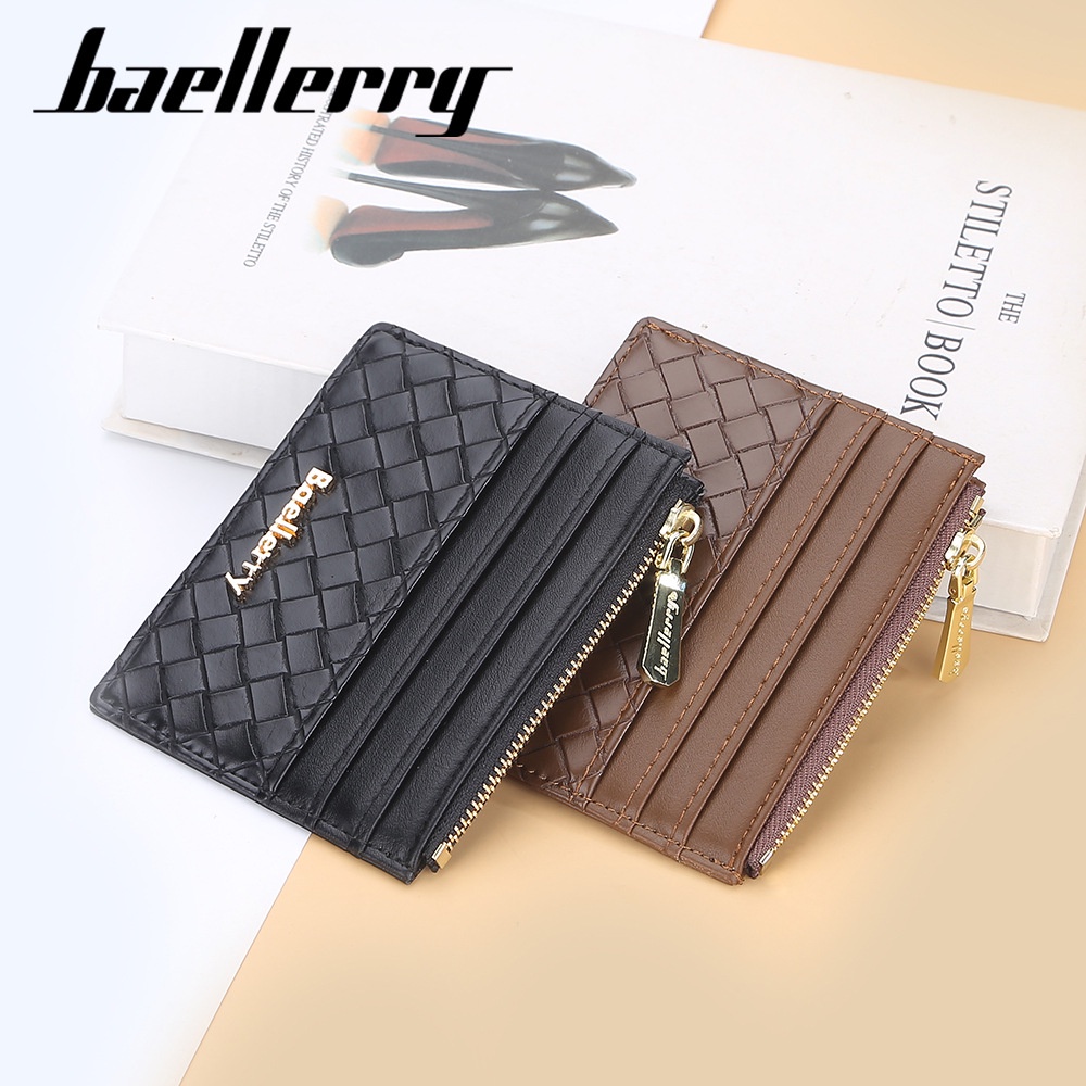 BAELLERRY NR091 Dompet Kartu Wanita Bahan Kulit PU Leather Premium WATCHKITE WKOS