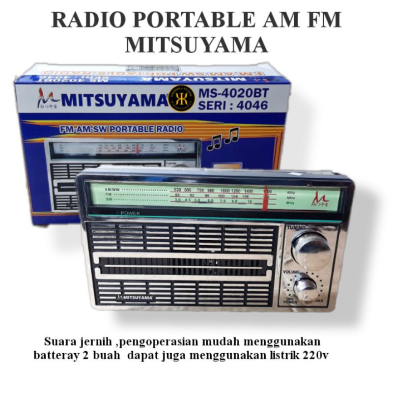 RADIO PORTABLE AM FM MODEL JADUL KLASIK