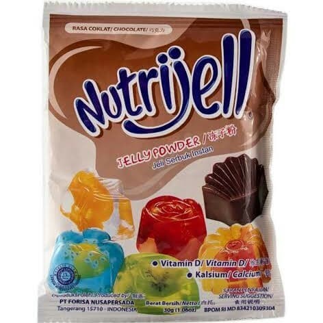 

Nutrijell Coklat 20gr Nutrijel Rasa Coklat