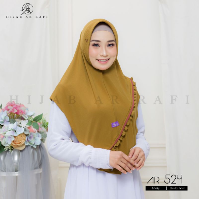 arrafi Ar 524 hijab arrafi kerudung arrafi hijab brended ori bergodaily bergo arrafi Ter new2021