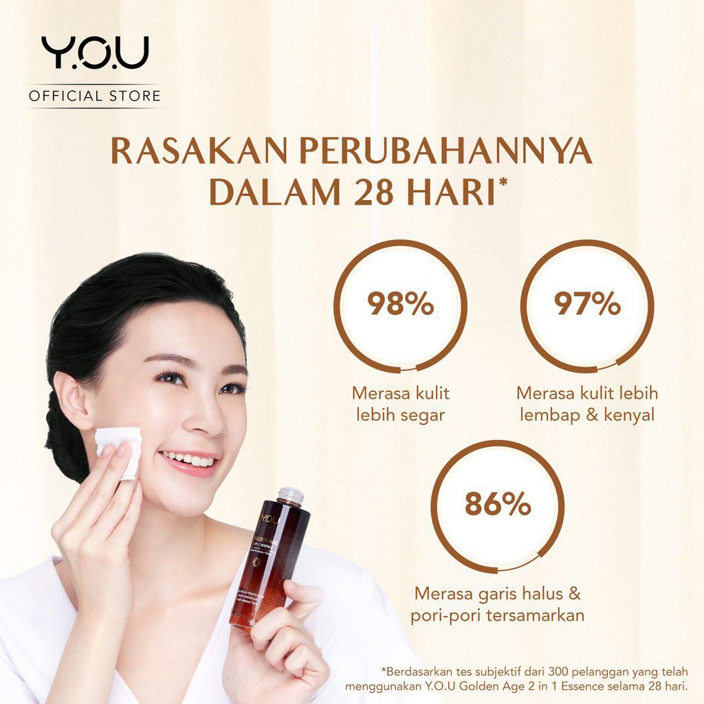 YOU Golden Age 2 in 1 Essence 100ml [1 Step for 8 skin Solutions]