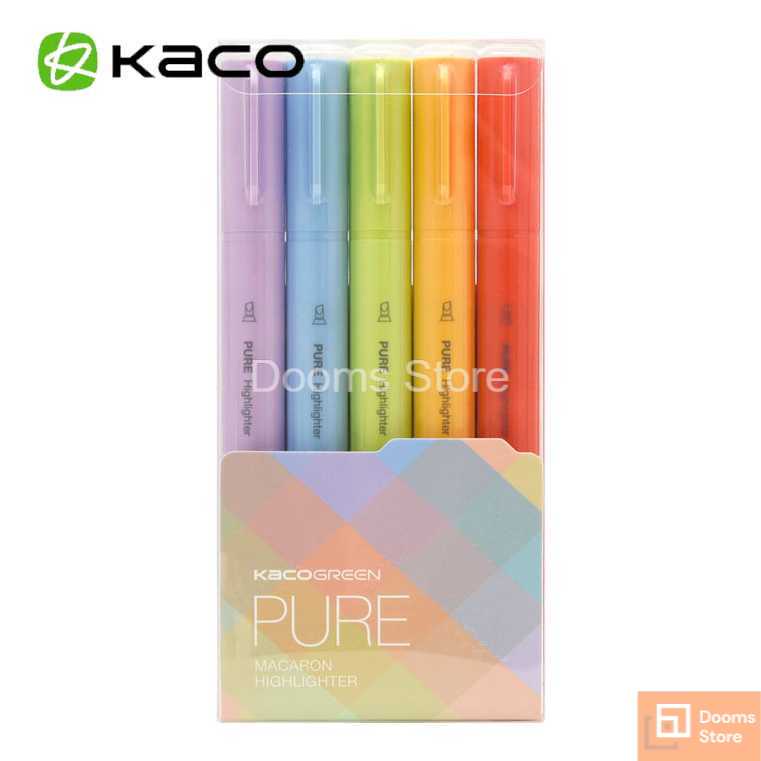 

KACO PURE H Plastic Highlighter II Stabilo 5PCS - K1045 (Colorful Ink)